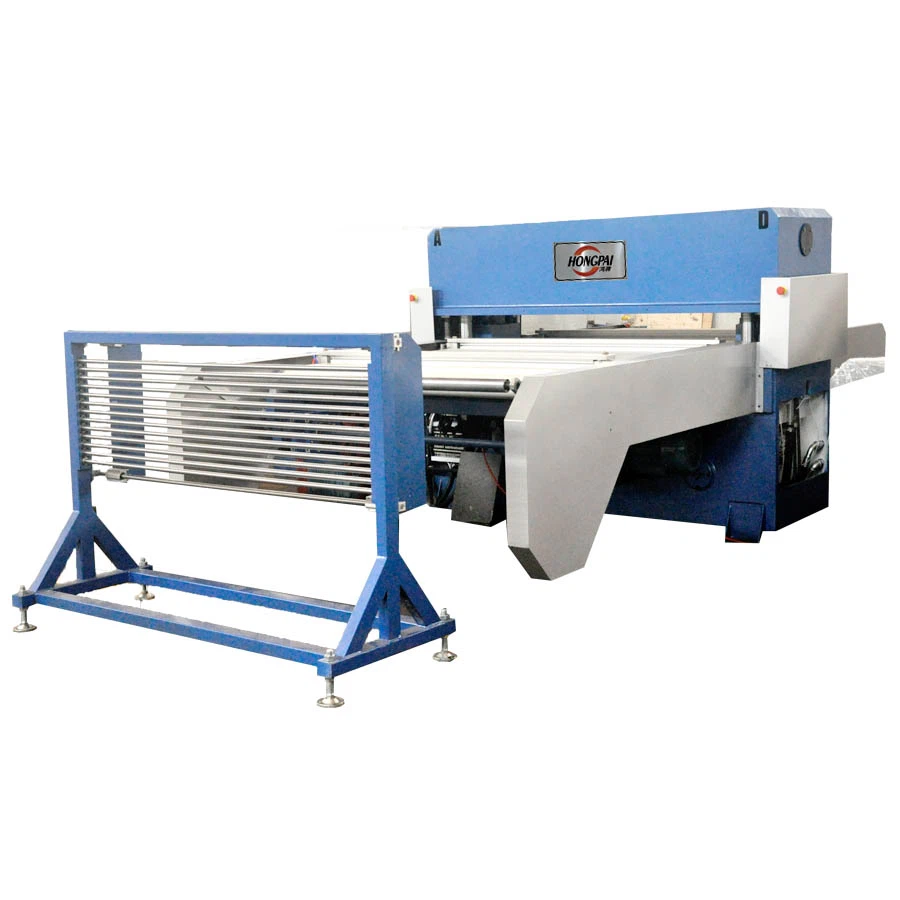 Roll belt feeding cutting machine