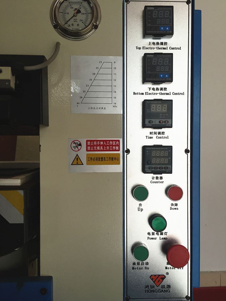 Leather Logo Embossing Machine